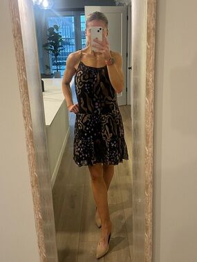 Diane von Furstenberg Silk Tiered Slip Dress